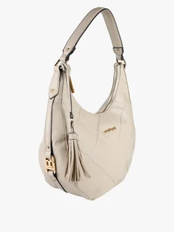 Laura Biagiotti Borsa donna hobo con trama a rombi - naturale