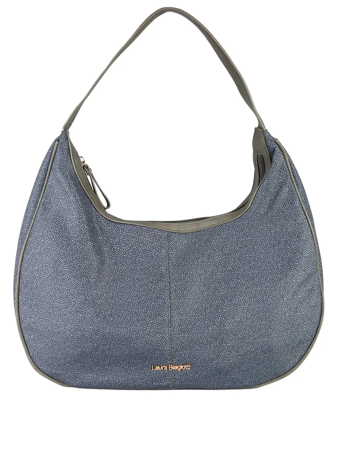 Laura Biagiotti Borsa donna hobo in tessuto impermeabile - grigio