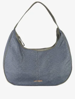 Laura Biagiotti Borsa donna hobo in tessuto impermeabile - grigio