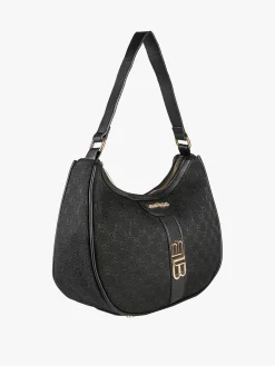 Laura Biagiotti Borsa donna in tessuto a mezza luna