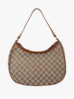 Laura Biagiotti Borsa donna in tessuto a mezza luna