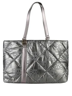 Laura Biagiotti Borsa donna shopping in tessuto impermeabile - antracite