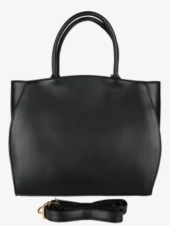 Laura Biagiotti Borsa donna tote in ecopelle con portamonete a fiore - nero