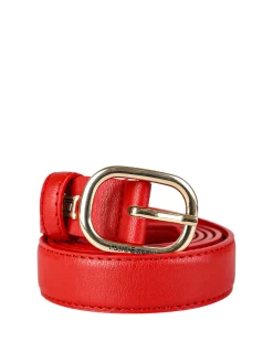 Laura Biagiotti Cintura da donna in pelle rivestita con logo - blu