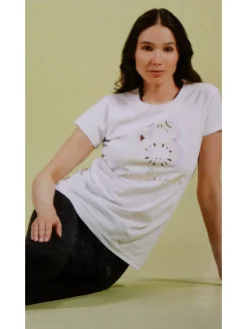 Laura Biagiotti Coordinato donna in cotone con t-shirt e leggings