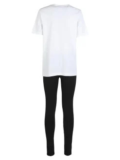 Laura Biagiotti Coordinato donna in cotone con t-shirt e leggings