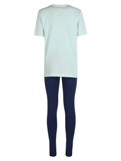 Laura Biagiotti Coordinato donna in cotone con t-shirt e leggings
