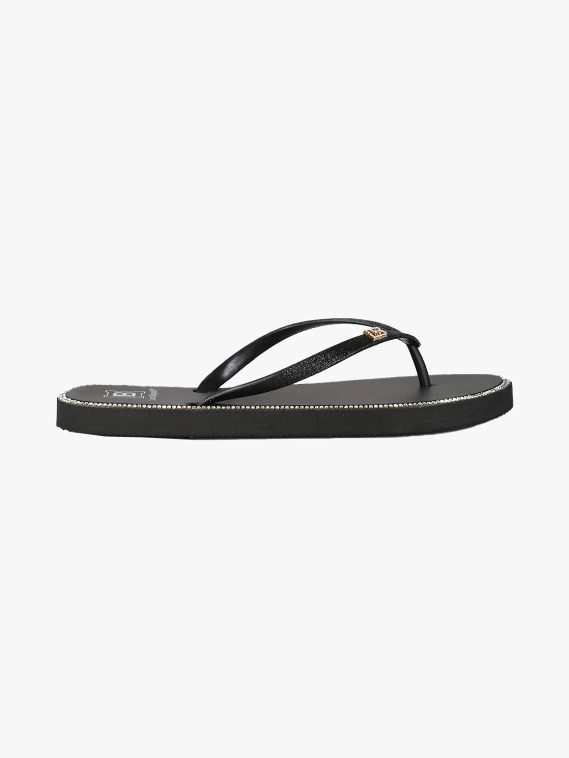 Laura Biagiotti Infradito donna da mare con strass - nero