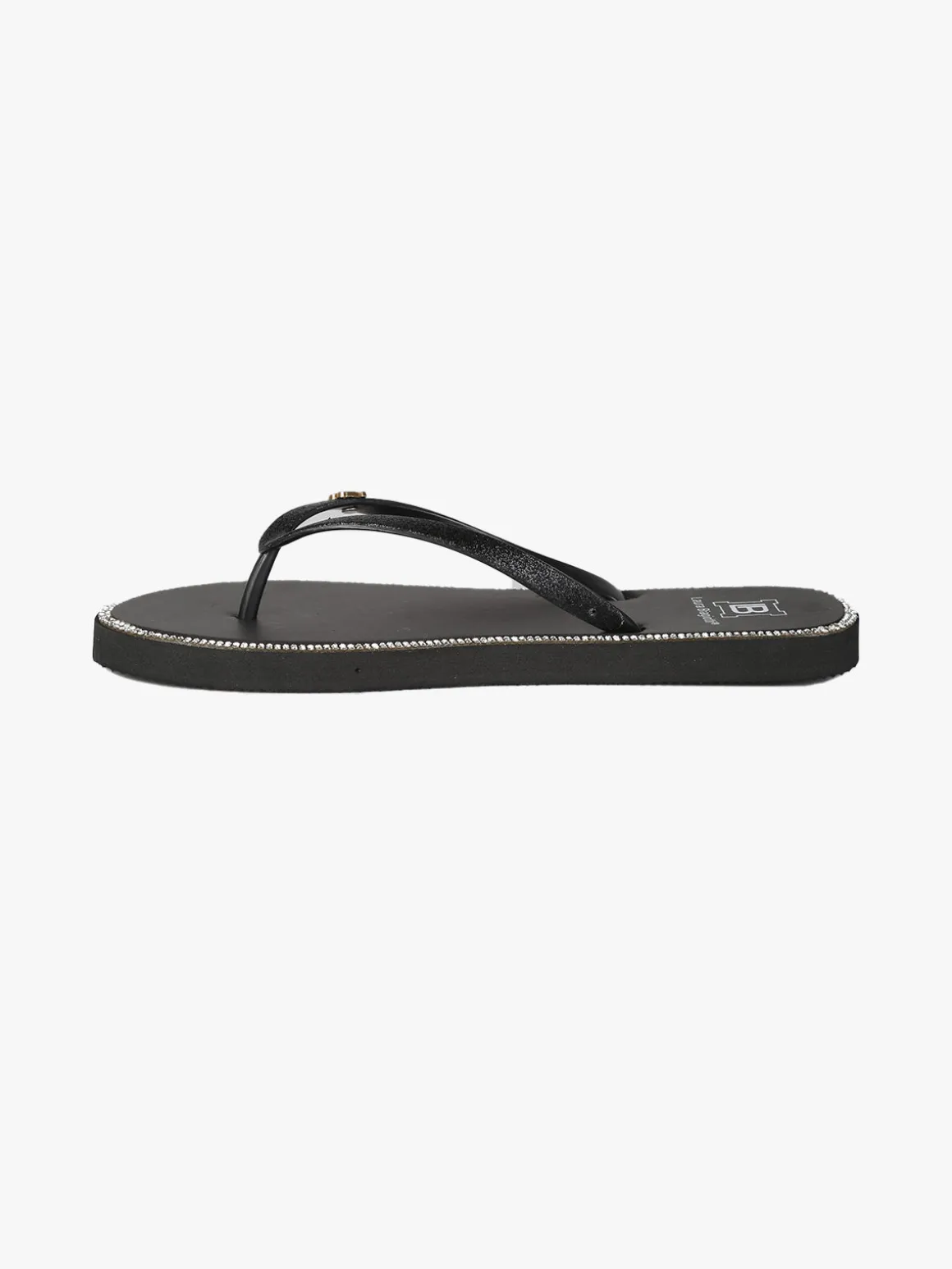 Laura Biagiotti Infradito donna da mare con strass - nero