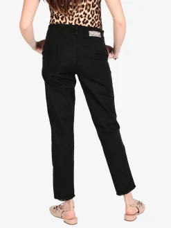 Laura Biagiotti Pantaloni da donna chino con finale sfrangiato