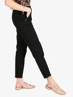 Laura Biagiotti Pantaloni da donna chino con finale sfrangiato