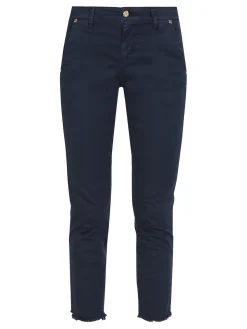Laura Biagiotti Pantaloni da donna chino con finale sfrangiato