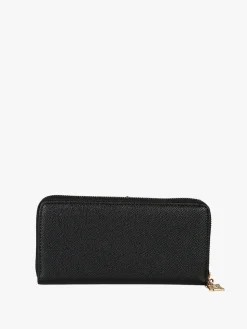 Laura Biagiotti Portafoglio da donna in ecopelle con zip - nero