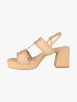 Laura Biagiotti Sandali donna con tacco e plateau - nudo