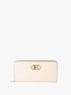 Laura Biagiotti Set regalo donna con portafoglio e ombrello da borsa - beige