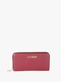 Laura Biagiotti Set regalo donna con portafoglio e ombrello da borsa - bordeaux