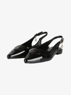 Laura Biagiotti Slingback donna in vernice con cinturino alla caviglia con fibbia