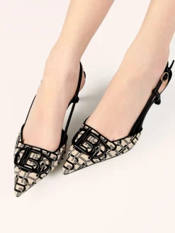 Laura Biagiotti Slingback donna a punta con tacco a spillo