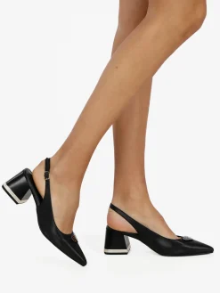 Laura Biagiotti Slingback donna a punta con tacco e cinturino con fibbia