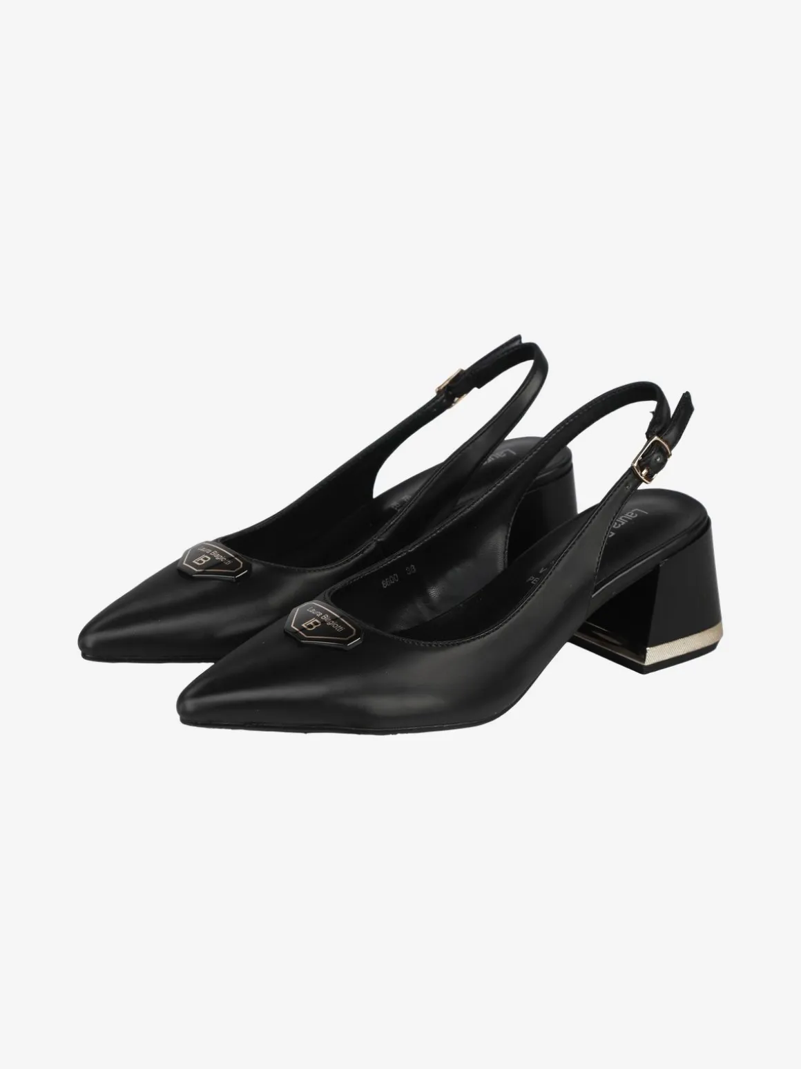 Laura Biagiotti Slingback donna a punta con tacco e cinturino con fibbia