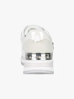 Laura Biagiotti Sneakers da donna con paltform e glitter - bianco