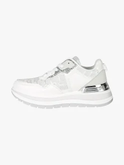 Laura Biagiotti Sneakers da donna con paltform e glitter - bianco