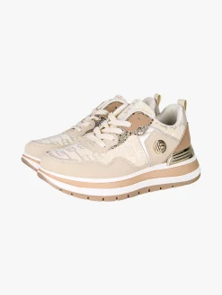 Laura Biagiotti Sneakers da donna con paltform e glitter - beige