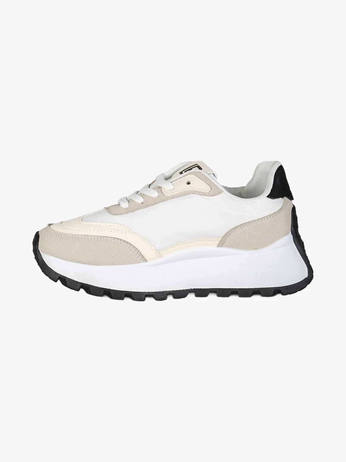 Laura Biagiotti Sneakers donna con dettaglio gioiello e platform - nero
