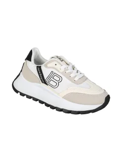 Laura Biagiotti Sneakers donna con dettaglio gioiello e platform - nero