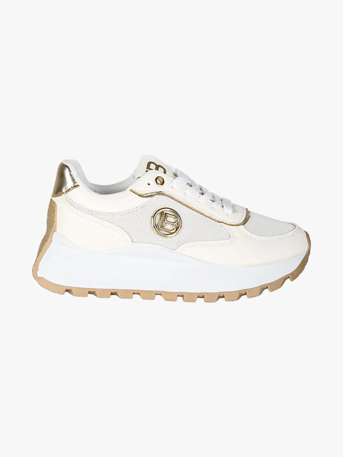 Laura Biagiotti Sneakers donna stringate con platform - bianco