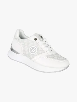 Laura Biagiotti Sneakers donna con paltform e strass - beige