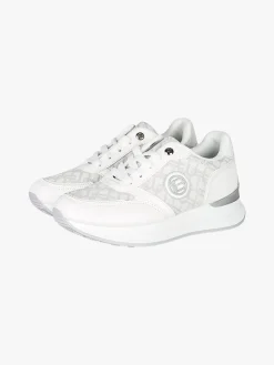 Laura Biagiotti Sneakers donna con paltform e strass - beige