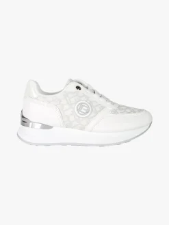 Laura Biagiotti Sneakers donna con paltform e strass - beige