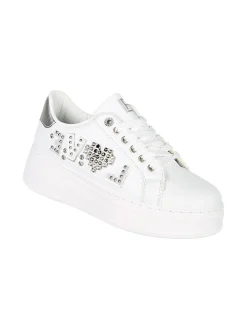 Laura Biagiotti Sneakers donna gioiello con platform - argento