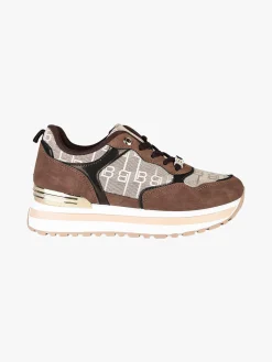 Laura Biagiotti Sneakers donna stringate con platform - moro