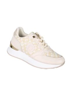 Laura Biagiotti Sneakers donna stringate con platform - beige