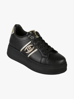 Laura Biagiotti Sneakers donna stringate con platform - nero