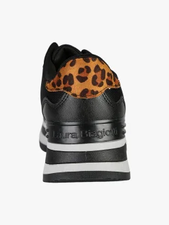 Laura Biagiotti Sneakers donna stringate con platform - nero