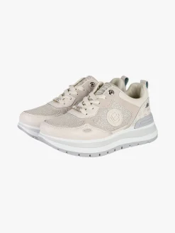Laura Biagiotti Sneakers donna lurex con platform - argento