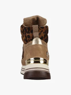 Laura Biagiotti Sneakers donna alte con platform e interno in ecopelo - marrone