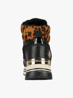 Laura Biagiotti Sneakers donna alte con platform e interno in ecopelo - nero