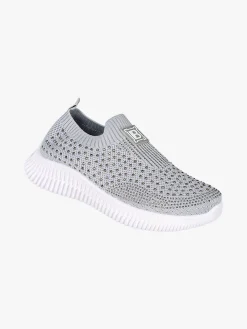 Laura Biagiotti Sneakers donna slip on con borchie - grigio