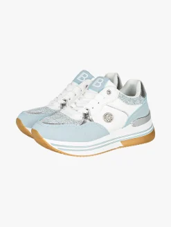 Laura Biagiotti Sneakers stringate da donna con paltform - azzurro