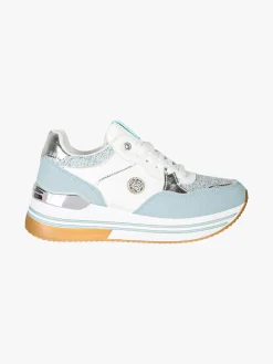 Laura Biagiotti Sneakers stringate da donna con paltform - azzurro