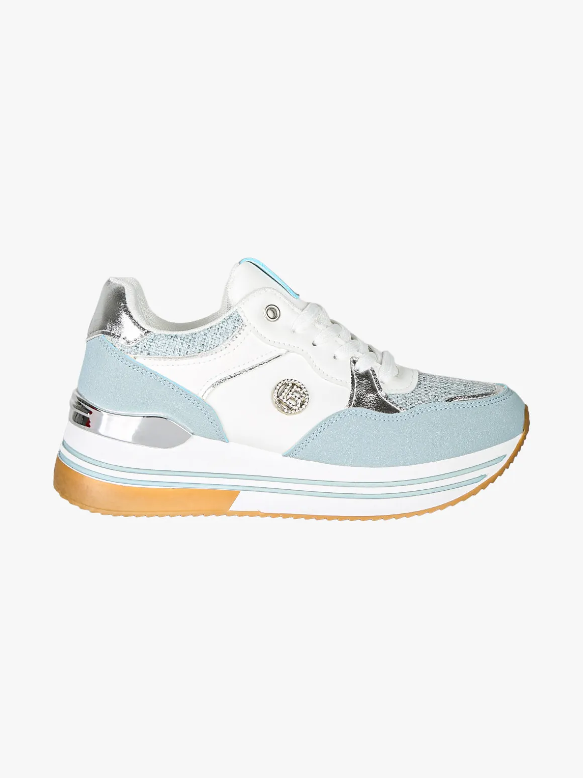 Laura Biagiotti Sneakers stringate da donna con paltform - azzurro