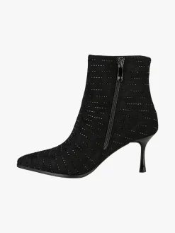 Laura Biagiotti Stivaletti donna con tacco e piccole borchie - nero