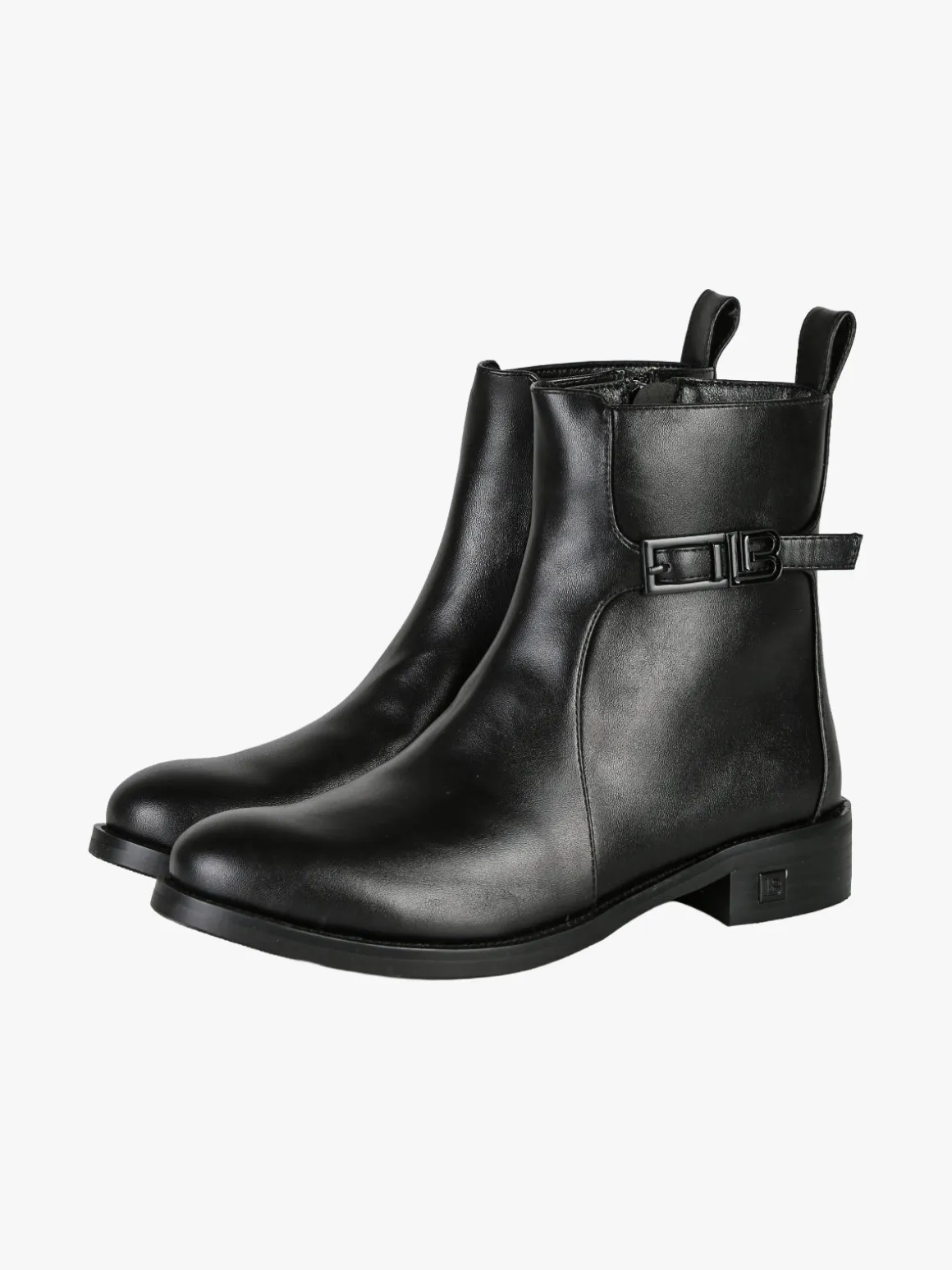 Laura Biagiotti Stivaletti donna minimal bassi con zip - nero