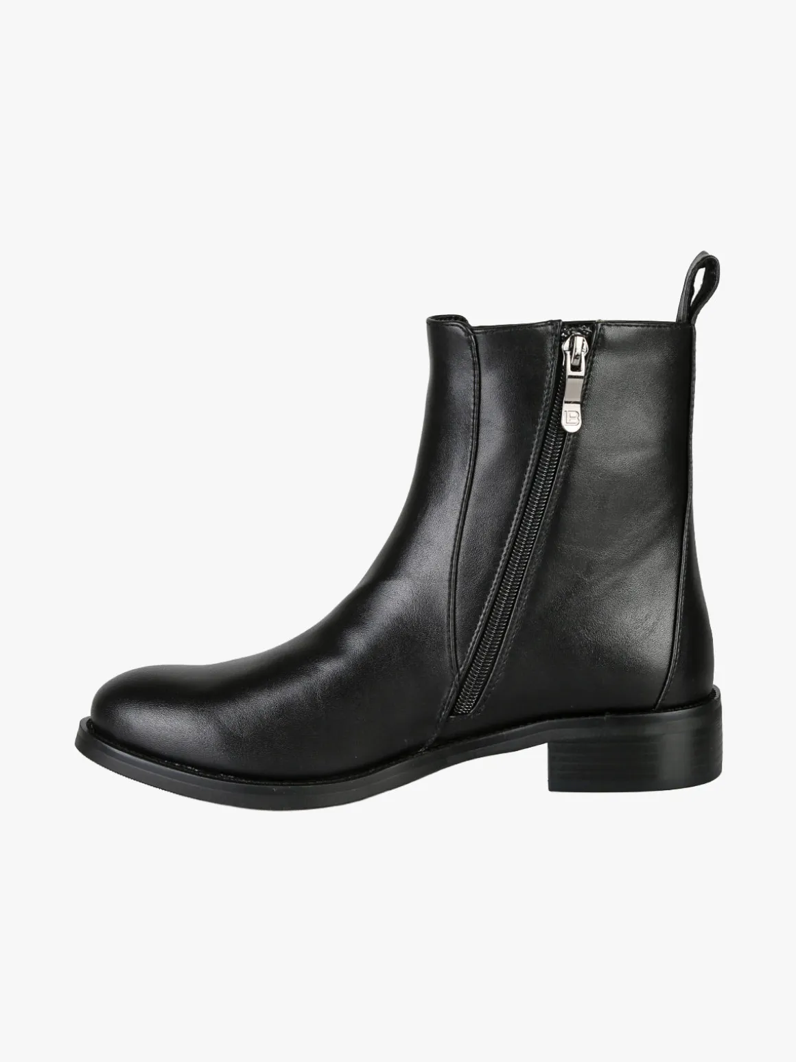 Laura Biagiotti Stivaletti donna minimal bassi con zip - nero