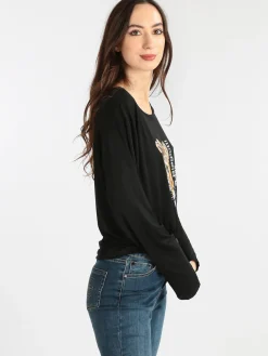 Laura Biagiotti T-shirt da donna lunga con stampa
