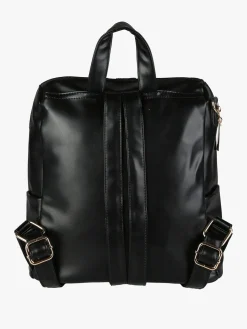 Laura Biagiotti Zaino donna in ecopelle con monogramma - nero